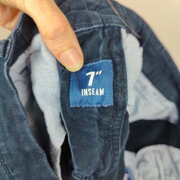 Chubbies Chino Shorts Mens 35 Navy Blue Cotton 7" Inseam Surf Preppy - Picture 9 of 10